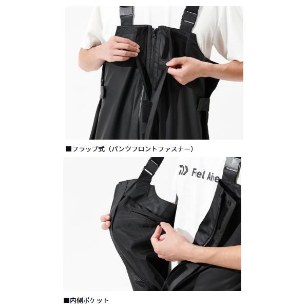 ダイワ オーシャンレインサロペット ネイビー 2XL DR-6225P (大きいサイズ レインウェア レインパンツ)【送料無料】_3