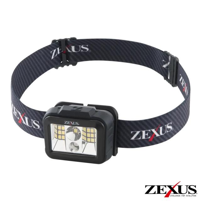 冨士灯器 ZEXUS ZX-190(ZR-01充電池1000mAh+セット) (ヘッドライト ヘッドランプ 防災ライト)