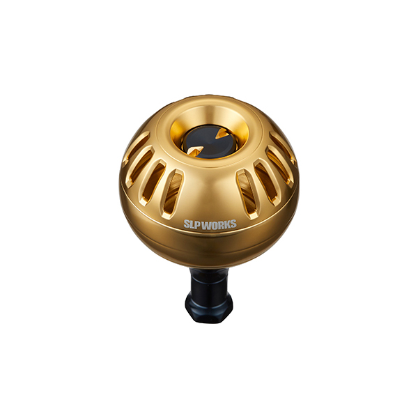 スポーツライフプラネッツ SLP RCS25ソルティガ47mmアルミPラウンドノブ ゴールド 82460 (リール カスタムパーツ)