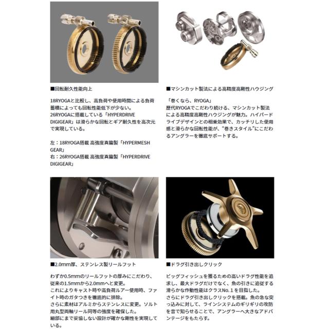 ダイワ 26 リョウガ SV 100PL (Daiwa ベイトリール 釣り 左ハンドル)【送料無料】_4