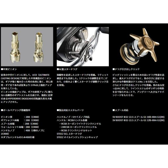 ダイワ 26 スティーズ SV ライト TW 100H (Daiwa ベイトリール 釣り 右ハンドル)【送料無料】_7