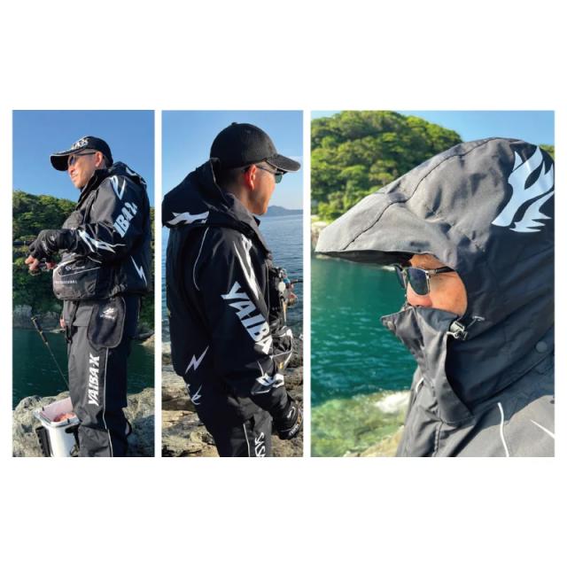 ささめ針 ヤイバレインスーツ YC329 (レインウェア レインスーツ 上下セット)【送料無料】