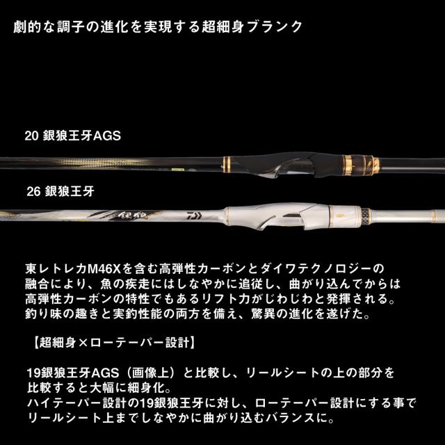 ダイワ 26 銀狼王牙 S 06-53 (Daiwa チヌ竿 ロッド 磯 海 釣り)【送料無料】_3