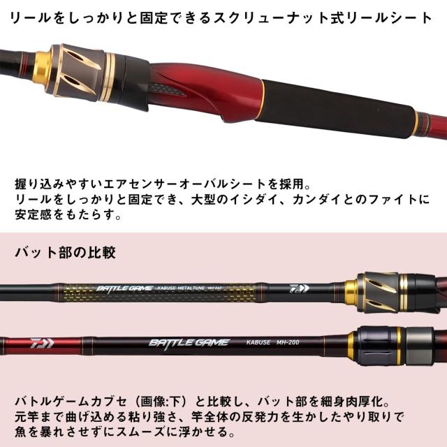 ダイワ バトルゲームカブセ メタルチューン MH-200 (Daiwa 竿 ロッド 磯 海 釣り)【送料無料】_4