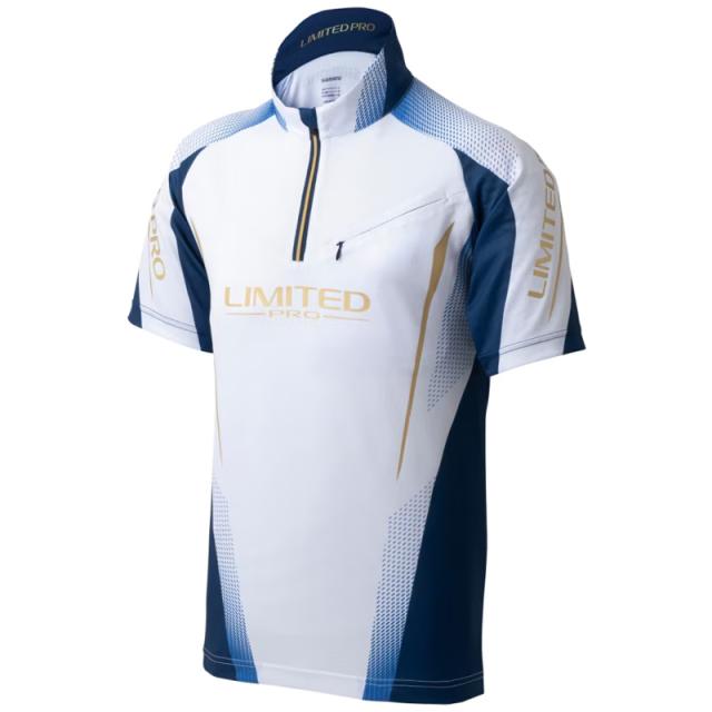 シマノ リミテッドプロ ハーフジップシャツショートスリーブ リミテッドブルー SH-125Y (フィッシングシャツ Tシャツ) 8,235円