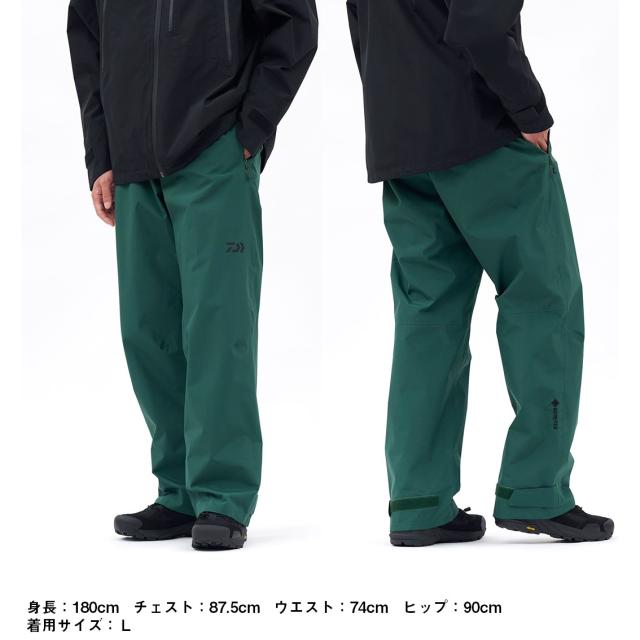 ダイワ GORE-TEX バーサタイルレインパンツ ブラック DR-1926P (レインウェア レインパンツ)【送料無料】_3