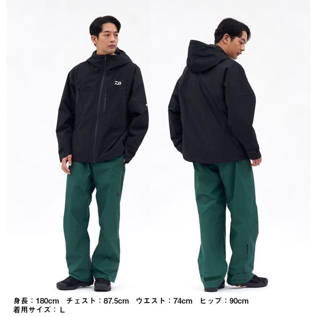 ダイワ GORE-TEX バーサタイルレインジャケット ダルグリーン DR-1926J (レインウェア レインジャケット)【送料無料】_3