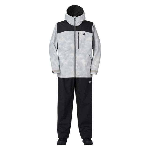 ダイワ レインマックス レインスーツ ホワイトヘイズカモ 2XL DR-3625 (レインウェア レインスーツ 上下セット)【送料無料】