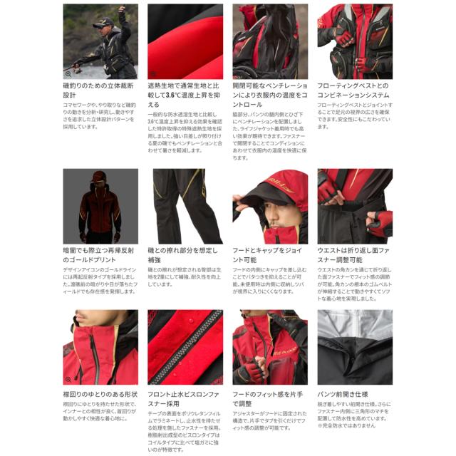シマノ 26 リミテッドプロ 3シーズンレインスーツ リミテッドホワイト RA-160Y (レインウェア レインスーツ 上下セット)【送料無料】_1