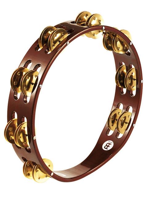 MEINL/レギュラーウッドタンバリン TA2B-AB（ブラス製ジングル）【マイネル】