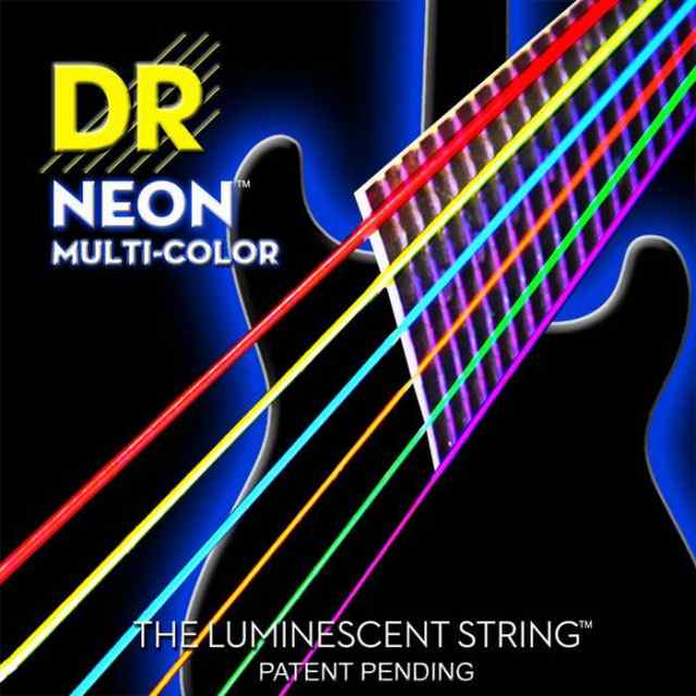 DR NMCB-45 ベース弦 NEON MULTI COLOR/B MEDIUM マルチカラーの通販は