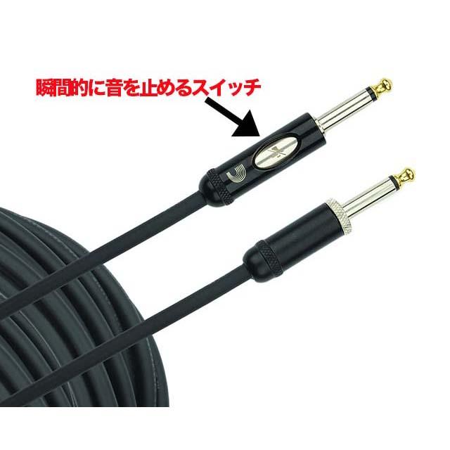 D'addario ケーブル PW-AMSK-10（3.04m） American Stage Kill Switch Cable〈ダダリオ〉