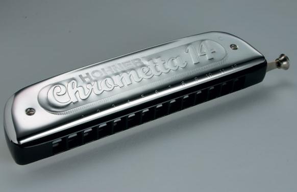 HOHNER Chrometta 14 Nr.257 C調 ハーモニカ Amazon.com: Hohner 257-C Chrometta 14 Harmonica, Chromatic