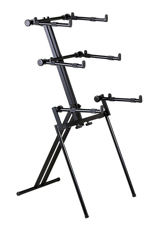 KIKUTANI AKB-668 スチール製キーボード スタンド3段〈キクタニ〉【沖縄・東北・北海道・離島送料別途】