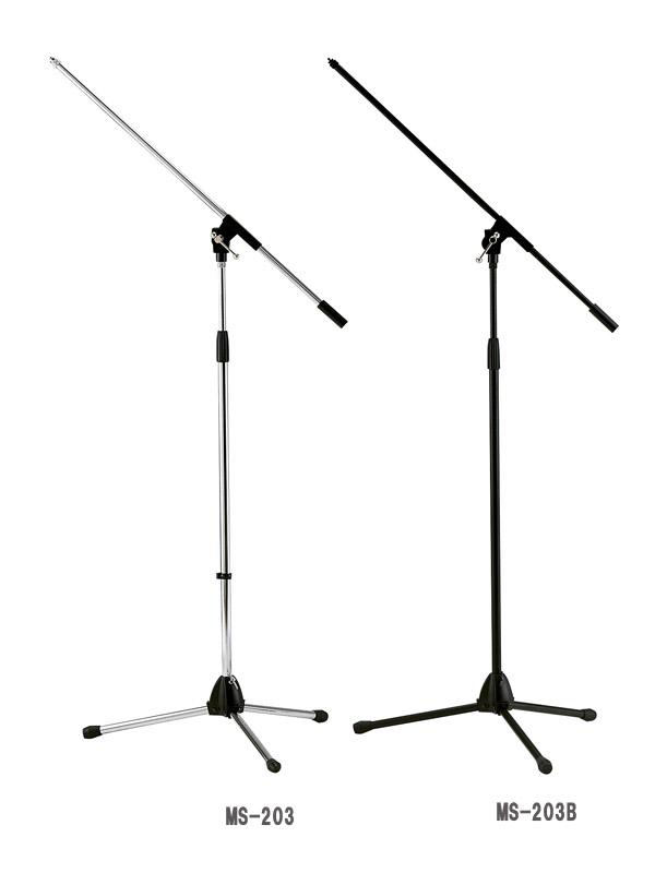 KIKUTANI/マイクスタンド クロームメッキ仕上げ/ブラック仕上げ MS-203〈キクタニ〉の通販は 5,773円