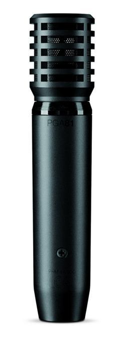 SHURE PGA81-XLR コンデンサー・マイクロホン XLR→XLRケーブル（4.6m）付属モデル 〈シュアー〉