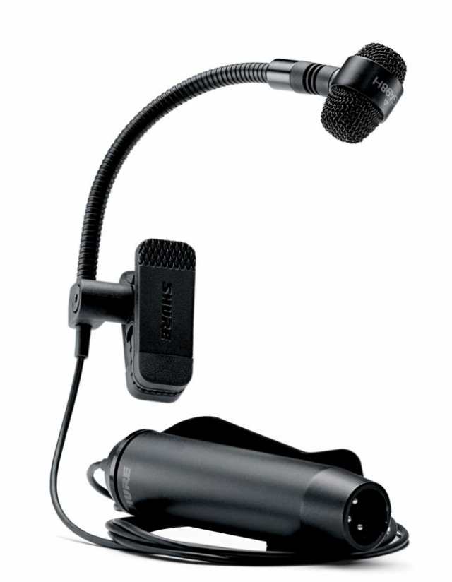 SHURE PGA98H-XLR コンデンサー・マイクロホン 木管、金管楽器用 XLRケーブル（4.6m）付属モデル 〈シュアー〉 の通販は
