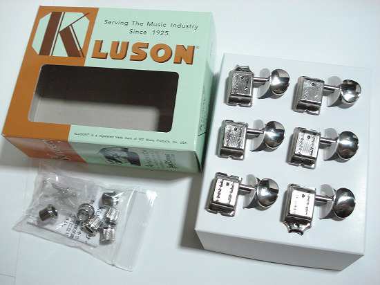 KLUSON/ペグ 6in line/MB/DR/Nickel〈クルーソン〉