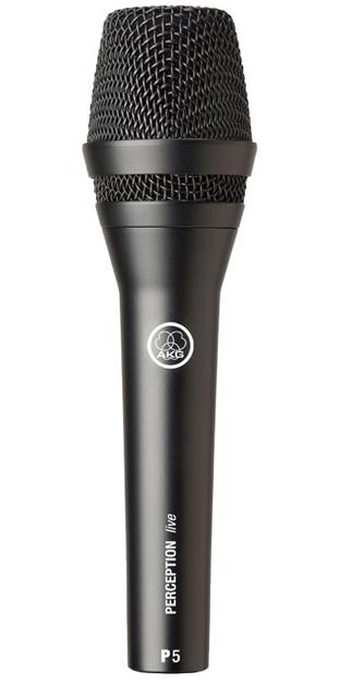 スイッチ付 S P5 スーパーカーディオイドマイクロホン  アカゲ AKG P5 S | オン／オフスイッチ付き高性能ダイナミック・ボーカル
