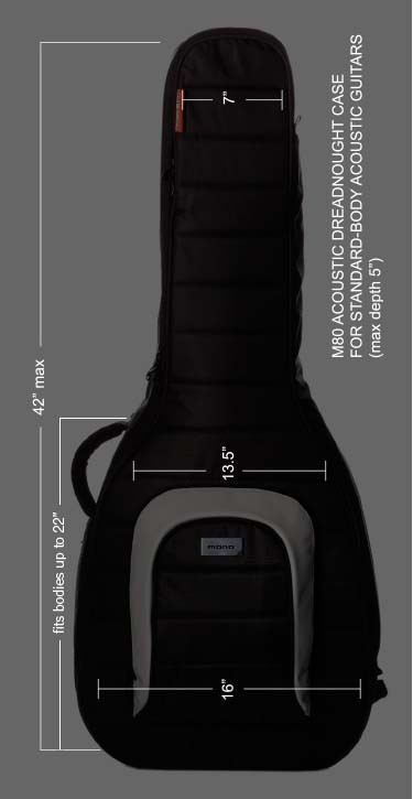 MONO M80 AD-BLK ドレットノート用ギグバック ACOUSTIC GUITAR CASE