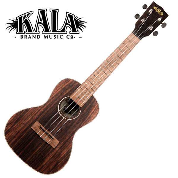 KALA KAEBY-C-WBAG20_06 Ebony Concert Ukulele w/bag コンサートウクレレ【カラ】