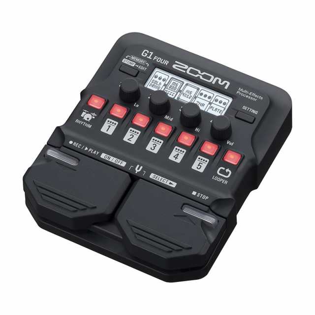 ZOOM/「G1 FOUR」ギター用マルチエフェクターGuitar Multi-Effects Processor〈ズーム〉