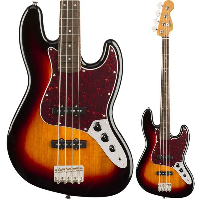 Squier by Fender Classic Vibe '60s Jazz Bass Laurel Fingerboard 3-Color Sunburst【スクワイヤー】