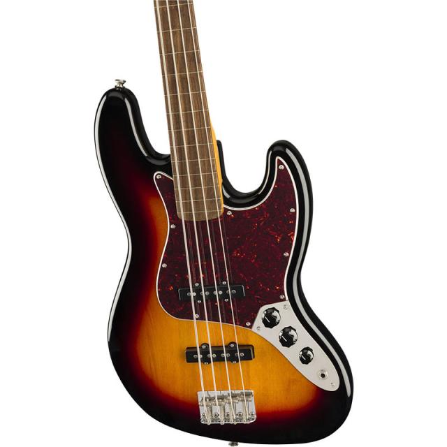 Squier by Fender Classic Vibe '60s Jazz Bass Fretless, Laurel