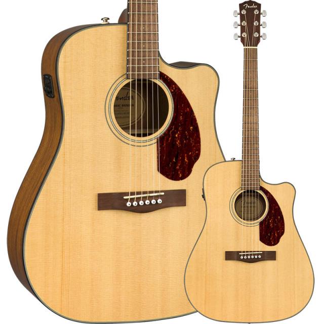 Fender CD-140SCE Dreadnought Walnut Fingerboard Natural w/case【フェンダーエレアコ】