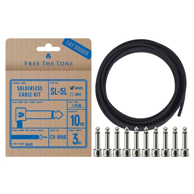 Free The Tone SL-5L-NI-10K CU-5050用ソルダーレスプラグキット