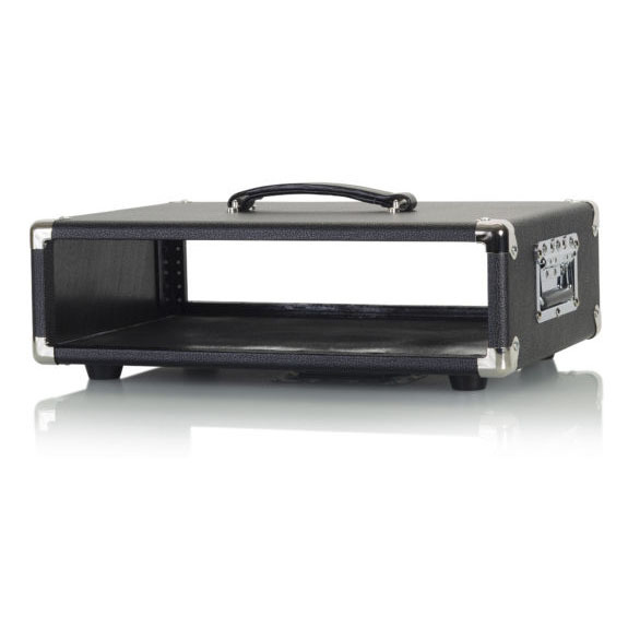 GATOR GR-RETRORACK-2BK アンプ風ラックケース 2U ブラック 〈ゲーター〉