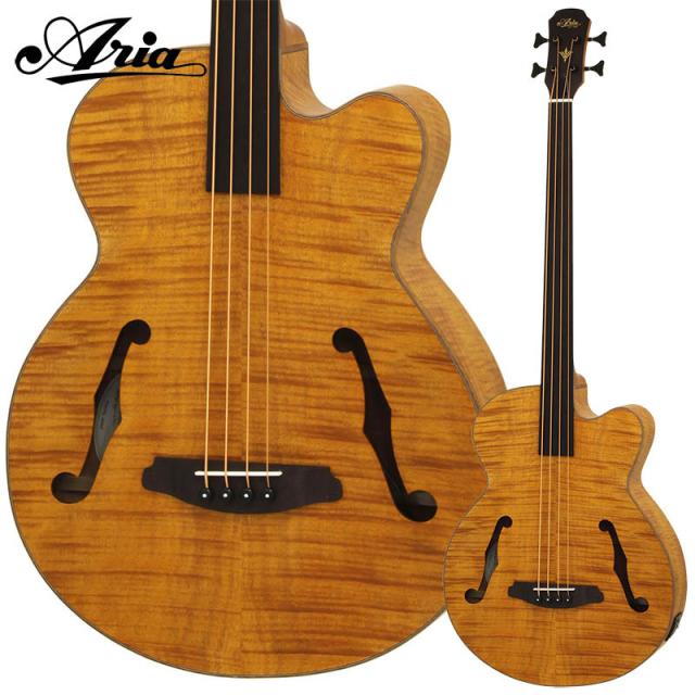 ARIA FEB-F2/FL STBR(Stained Brown) フレットレスエレアコベース