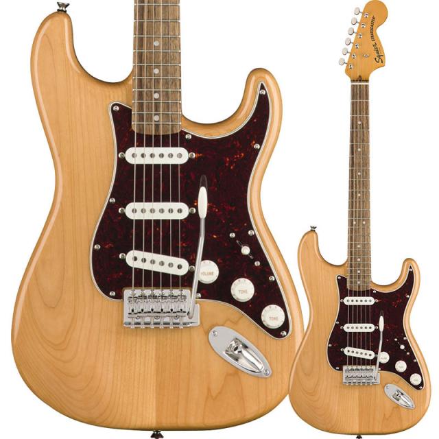 Squier by Fender Classic Vibe '70s Stratocaster, Laurel Fingerboard, Natural【スクワイア フェンダーストラトキャスター】