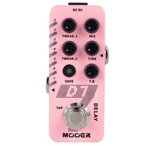 Mooer D7 ディレイ ルーパー ギター エフェクター ムーアー 正規輸入品