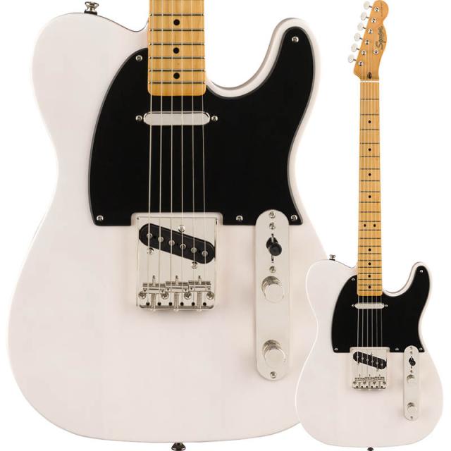 Squier by Fender Classic Vibe '50s Telecaster, Maple Fingerboard, White Blonde【スクワイヤーテレキャスター】
