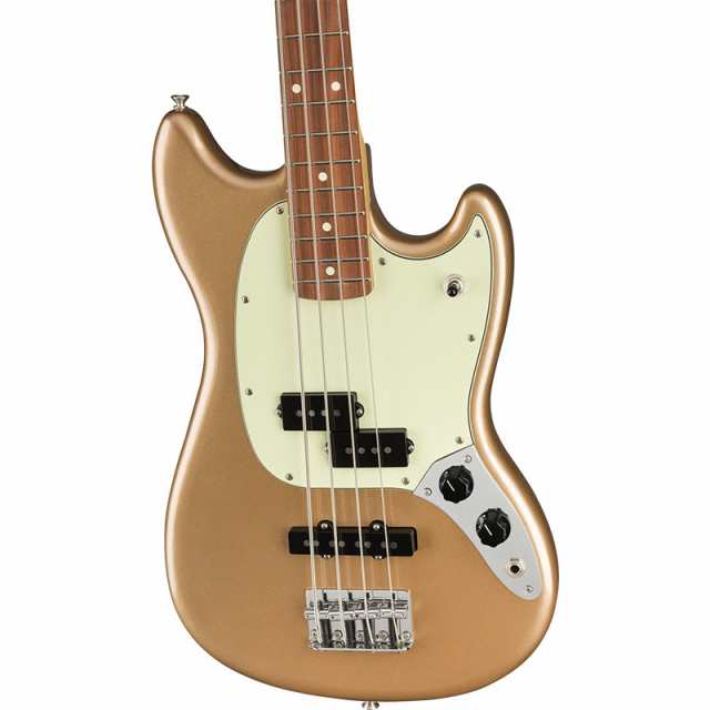 Fender Player Mustang Bass PJ, Pau Ferro, Firemist Gold