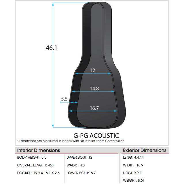 GATOR G-PG ACOUSTIC アコースティックギター用ギグバッグ〈ゲーター〉