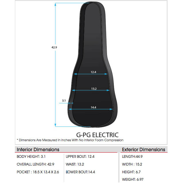 GATOR G-PG ELECTRIC エレキギター用ギグバッグ〈ゲーター〉_4