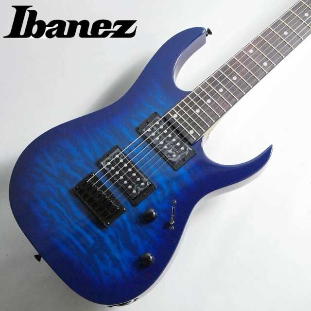 Ibanez GRG7221QA-TBB (Transparent Blue Burst) 7弦エレキギター〈アイバニーズ〉