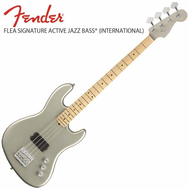 Fender Flea Signature Active Jazz Bass Inca Silver フェンダー フリーシグネイチャーモデル の通販はau Pay マーケット 楽器de元気