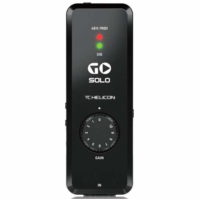 TC HELICON GO SOLO モバイルデバイス用ポータブルインターフェース【ティーシーヘリコン】