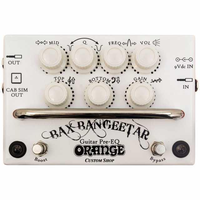 人気新品 ORANGE/エフェクター Bax Bangeetar WHITE Guitar Pre-EQ