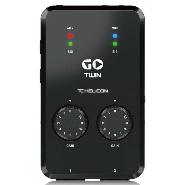 TC HELICON GO TWIN モバイルオーディオインターフェイス【ティーシーヘリコン】