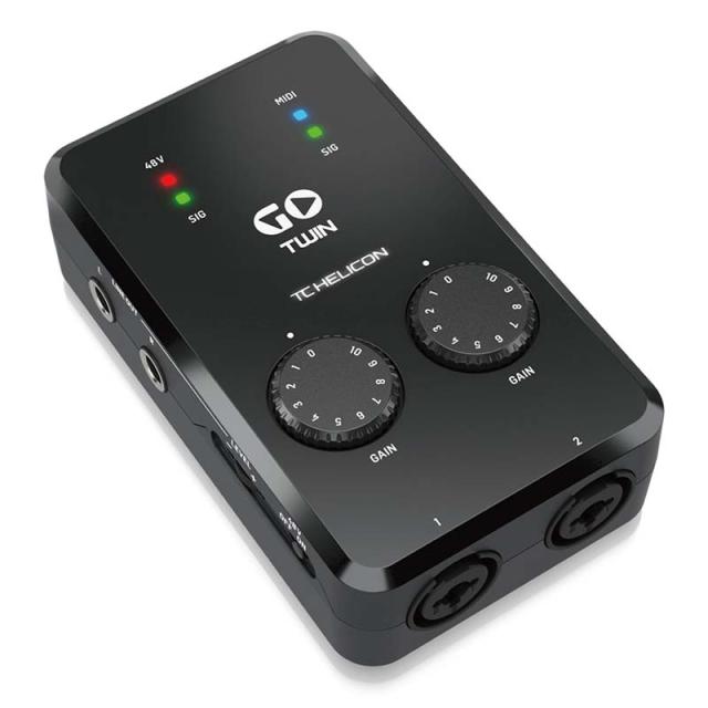 TC HELICON GO TWIN モバイルオーディオインターフェイス【ティーシーヘリコン】