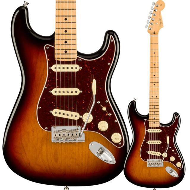 Fender American Professional II Stratocaster, Maple Fingerboard, 3-Color Sunburst〈フェンダーUSAストラトキャスター〉