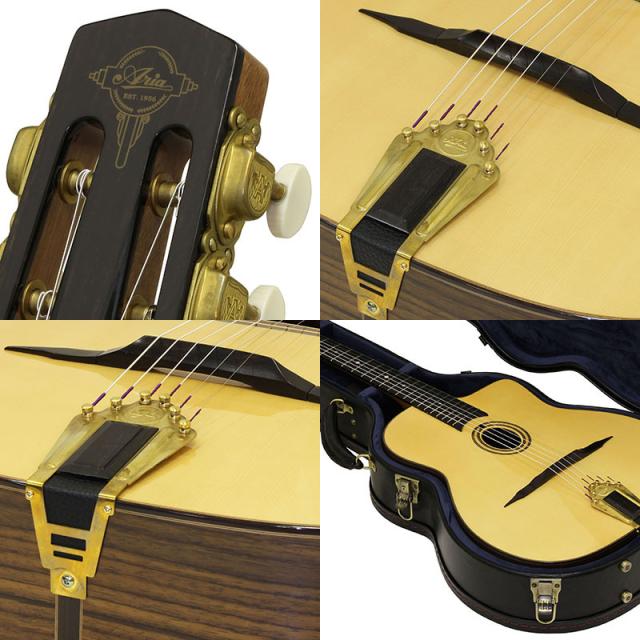 マカフェリ ARIA MM-10 ケース付き ARIA MM-100/O w/Hardcase マカフェリスタイルアコースティック