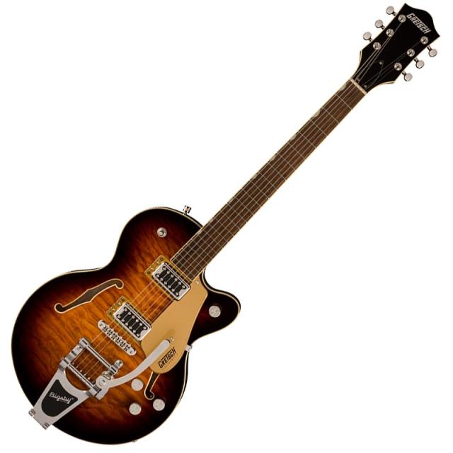 Gretsch G5655T-QM Electromatic Center Block Jr. Single-Cut Quilted Maple with Bigsby, Sweet Tea〈グレッチ〉