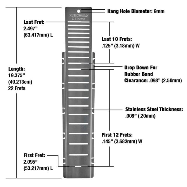 MUSIC NOMAD MN801 Fret Shield for Gibson Electric Guitar Fret Scale フレットシールド〈ミュージックノマド〉_5