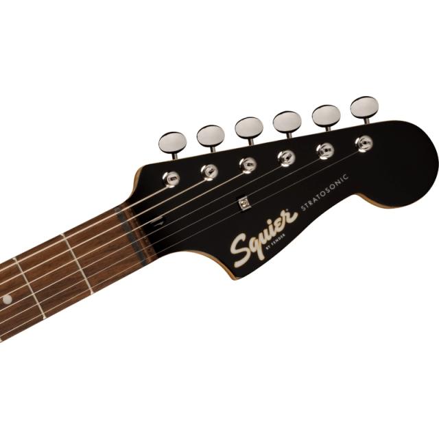 Squier by Fender Paranormal Strat-O-Sonic, Laurel Fingerboard, Black Pickguard, Crimson Red Transparent〈スクワイア フェンダー ストラト〉_4