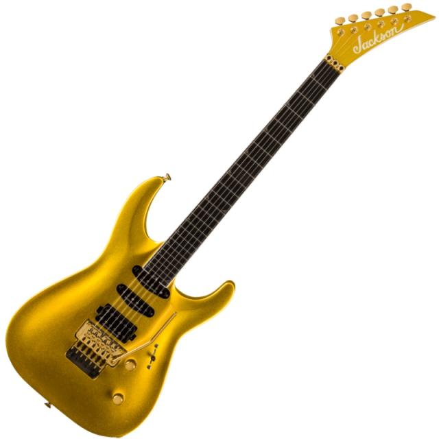 Jackson Pro Plus Series Soloist SLA3, Ebony Fingerboard, Gold Bullion エレキギター〈ジャクソン〉